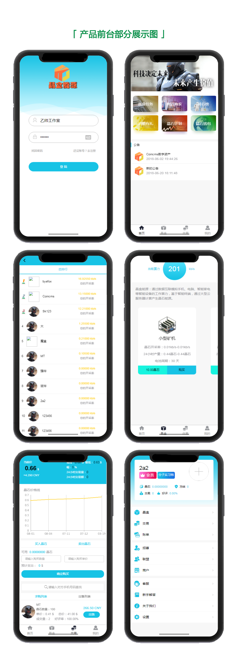 图片[1]-【Thinkphp魔晶挖矿区块链】运营版+晶盒数字资产交易超级能源新应用+矿机市场开源-无忧智云