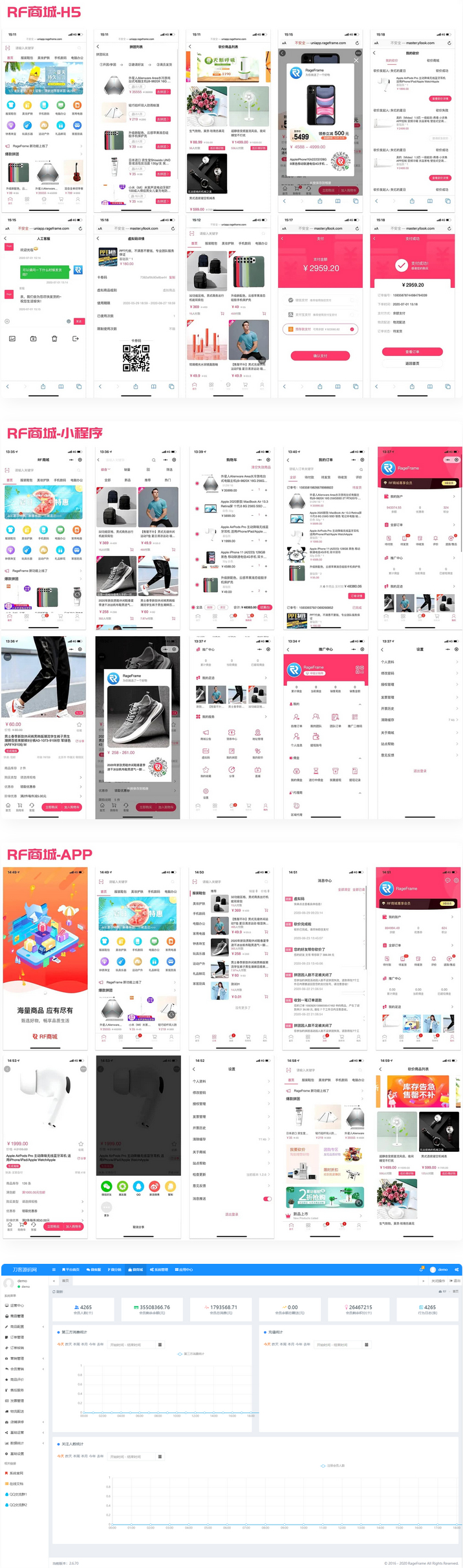 图片[1]-D1012【多端商城源码】全开源的基础商城销售功能的开源微商城-无忧智云