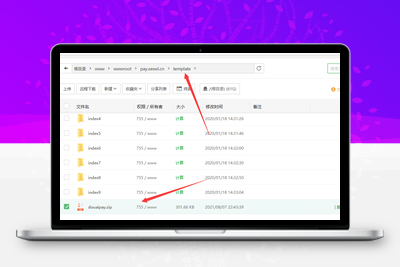2021最新版都爱云支付首页模板（上传即可使用）-无忧智云
