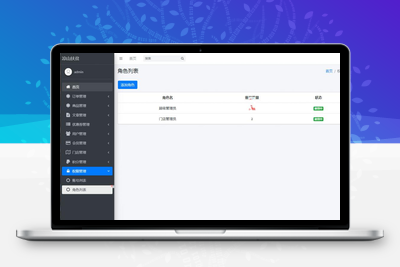 PHP网站后台角色权限管理系统源码-无忧智云